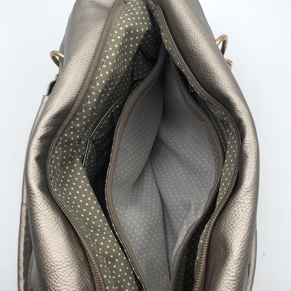 Fancy Purse Light Gray and Cream - Picture 10 of 13